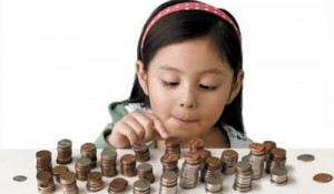 How to get in-state tuition with financial independence demonstrated by little girl counting coins