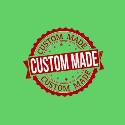 Red Custom Made Stamp on Green Background Links In-State Angels Product Customized Report