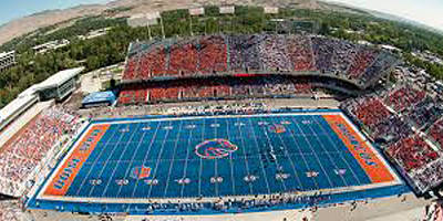 Boise State University Campus Football Stadium Packed