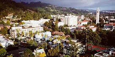 University of California UC Barkeley Overlooking Campus