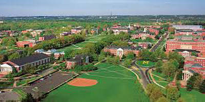 University of Maryland College Park UMD Campus Baseball Field Quad