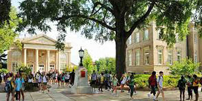 University of Mississippi Oxford Ole Miss Campus Quad Students Walking